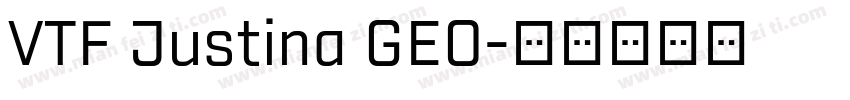 VTF Justina GEO字体转换